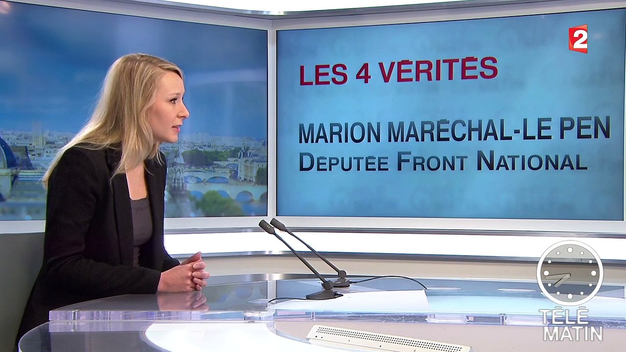 Départementales : Marion Maréchal-Le Pen vise "au minimum une petite centaine" de conseillers FN