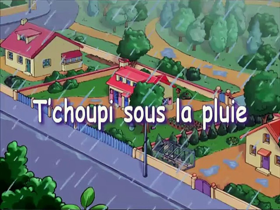 Tchoupi sous la pluie