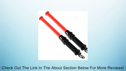 Generic Traffic Safety Light Baton Warning LED Light Road Safety Control Outdoor Pack of 2Pcs Review