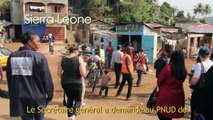 Helen Clark in Sierra Leone on Tour of Ebola Affected Countries (French)