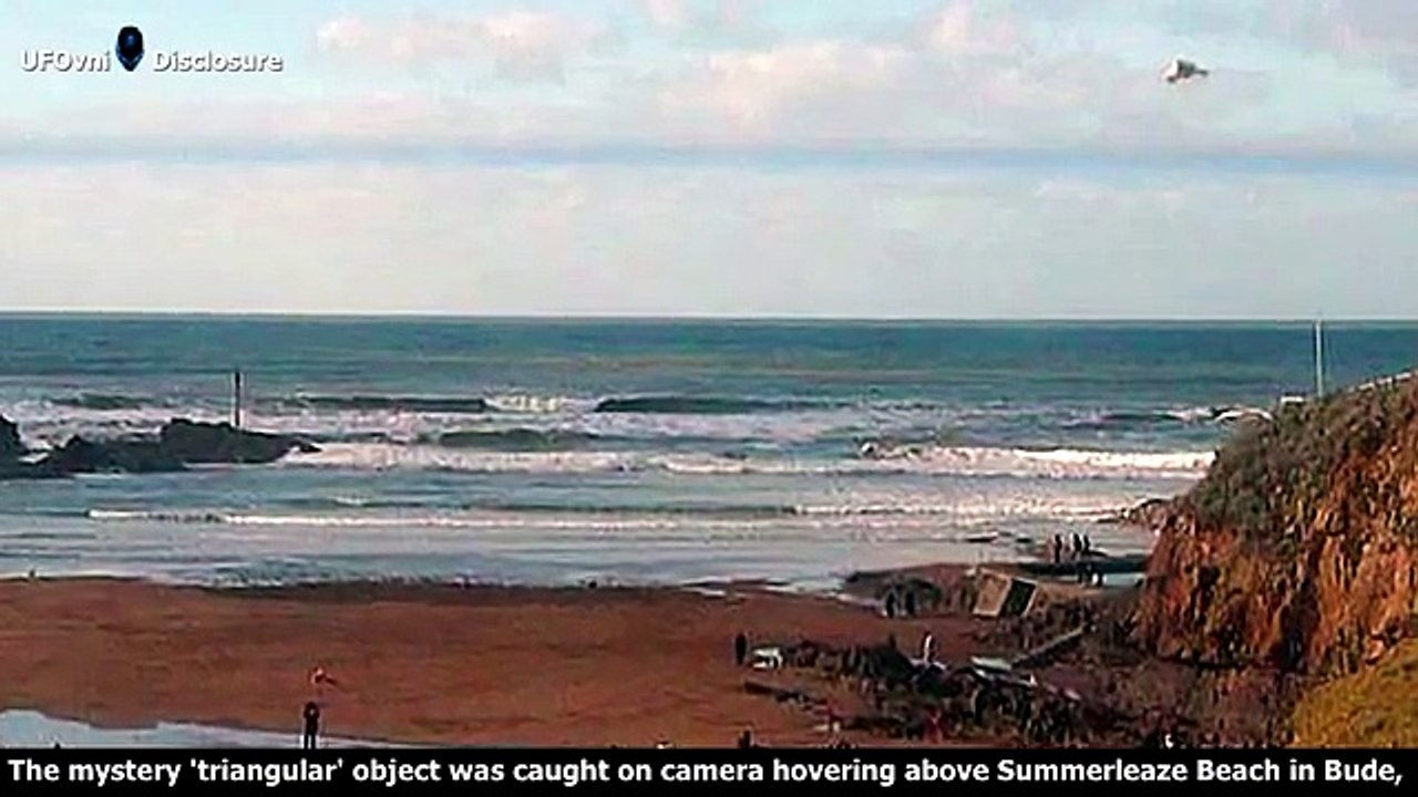 UFO. mystere plage de Cornwall