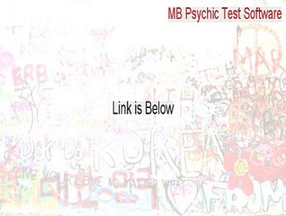 MB Psychic Test Software Download Free [Download Now]