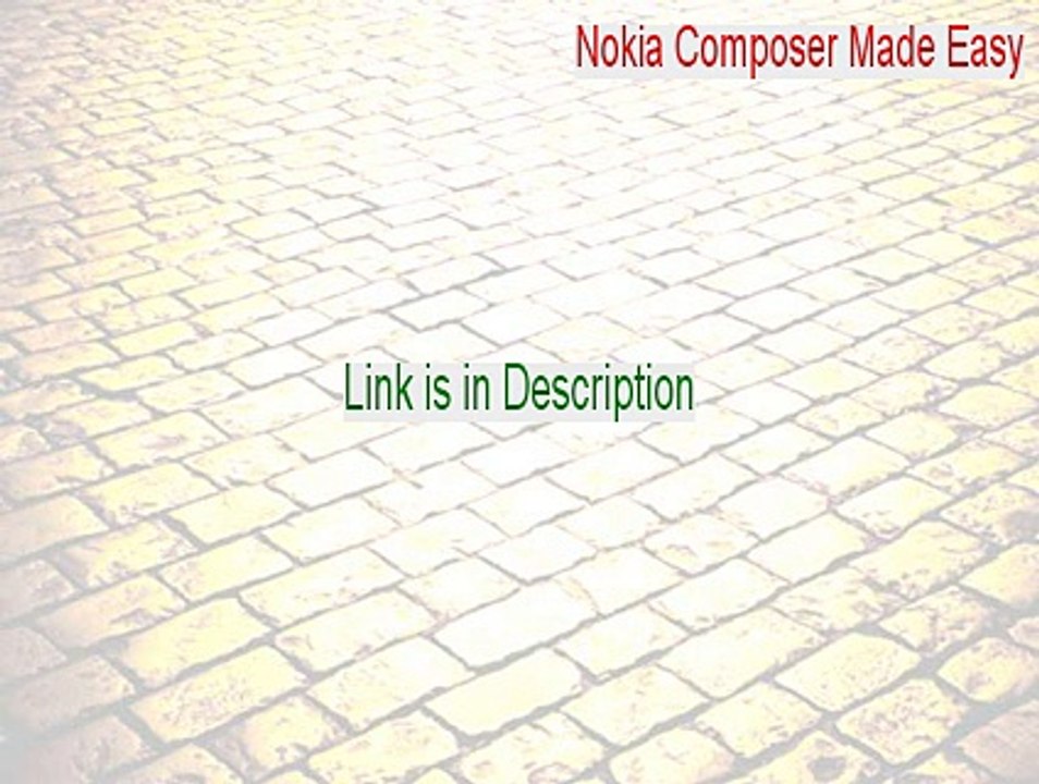 Nokia Composer Made Easy (Notes To Numbers) Keygen - Free Download [2015]