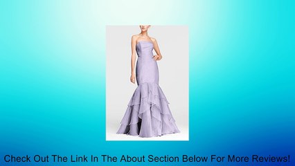 Strapless Fit and Flare Organza Bridesmaid Dress Review