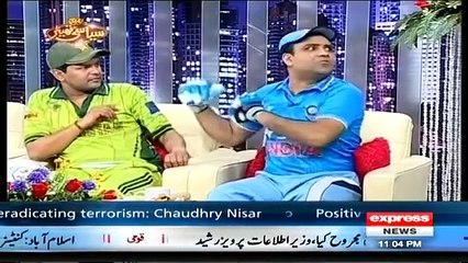 Syasi Theater on Express News ~ 23rd February 2015 Comedy Show Live Pak News