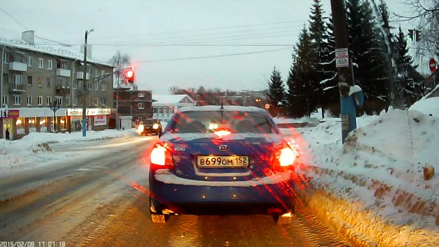 Столкновение на перекрестке - ДТП в Павлово