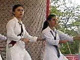 Pakistani College Girls dancing on farewell party 2014