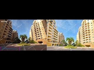 Real estate image processing services