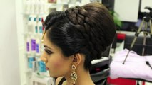 Fashion - Hair Style - Tutorial - Indian   Pakistani   Asian Bridal Hair Style - Wedding Tikka Dupatta Setting