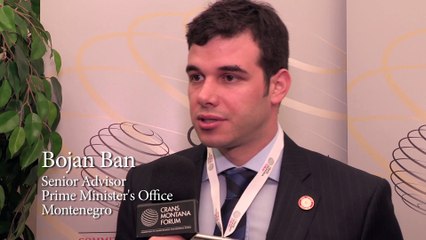 JOVANA BOJOVIC and BOJAN BAN - Crans Montana Forum (Jean-Paul Carteron) - New Leaders
