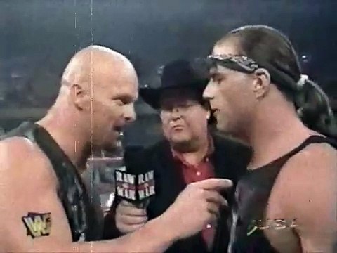 WWF Raw Owen Hart Brittish Bulldog Challenge Stone Cold Shawn Michaels May 19th, 1997