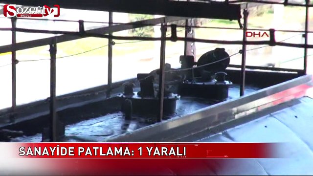 Sanayi sitesinde patlama