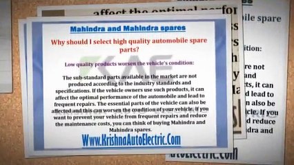 Understanding the need for choosing good automobile spare parts