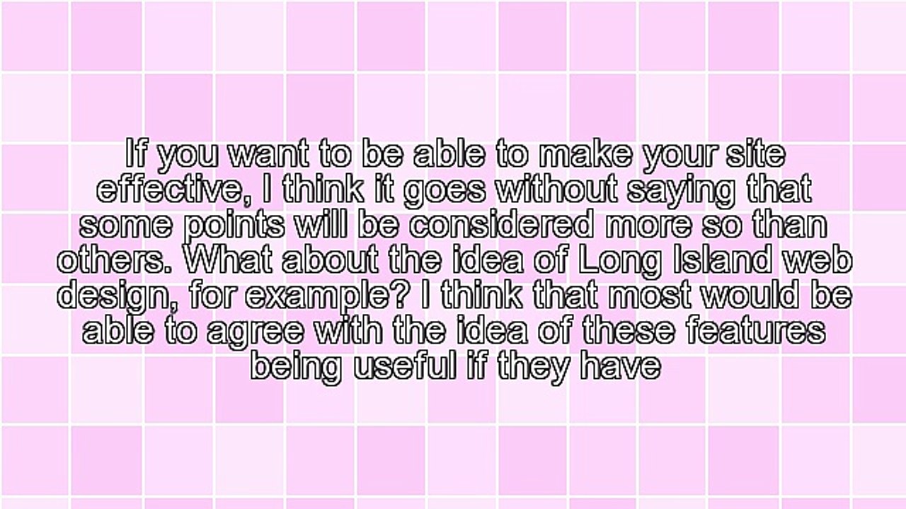 Features To Consider With Long Island Web Design