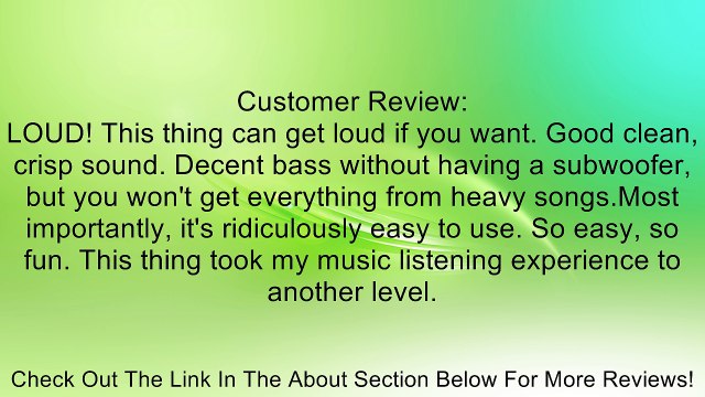 AR+SOUND AR1000BK Bluetooth Tall Tower Stereo Speaker System with Built-In Radio, Docking Station and Remote Control (Black) Review