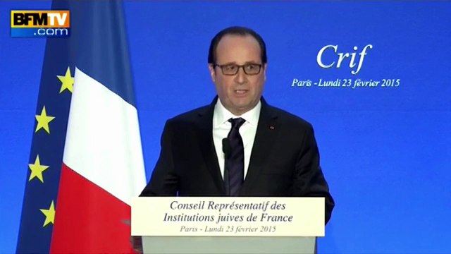 François Hollande désigne les profanateurs d'un cimetière juif comme étant Français de souche
