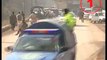 Imran Khan reaches APS on motorcade of 32 vehicles