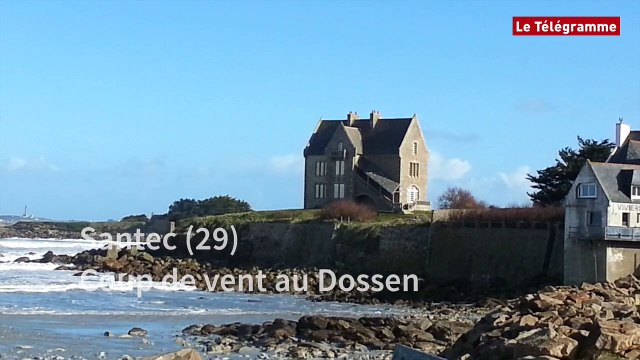 Santec (29). Coup de vent au Dossen