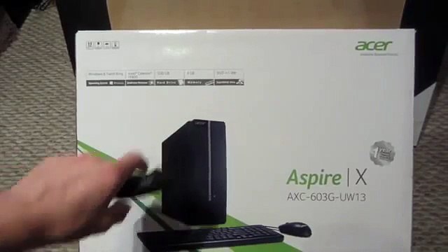 Acer Aspire XC Compact Desktop PC Intel Celeron J1900 2GHz | AXC-603G-UW14 Reviews