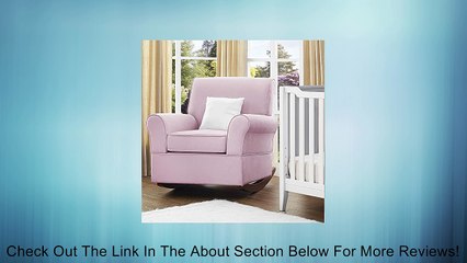 Baby Relax The Mackenzie Microfiber Plush Nursery Rocker Chair Review