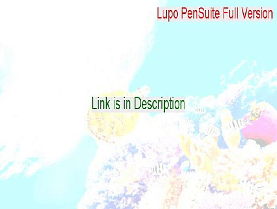Lupo PenSuite Full Version Cracked - Instant Download [2015]