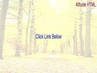 40tude HTML Keygen - Download Here 2015