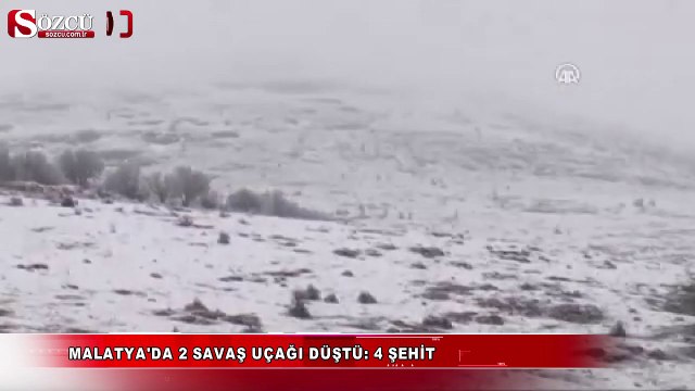Malatya'da 2 savaş uçağı düştü: 4 şehit