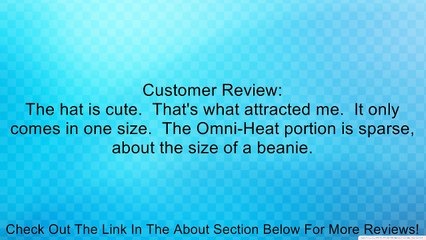 Columbia Sportswear Alpine Action Peruvian Hat Review