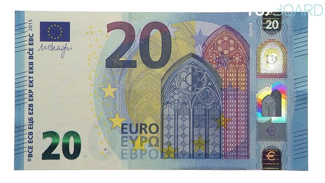 Details et sécurité du nouveau billet de 20 euros