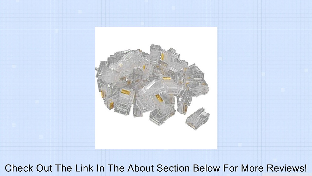 50 PCS RJ45 CAT5 Crystal Network Modular Connector Plug 8P8C Review