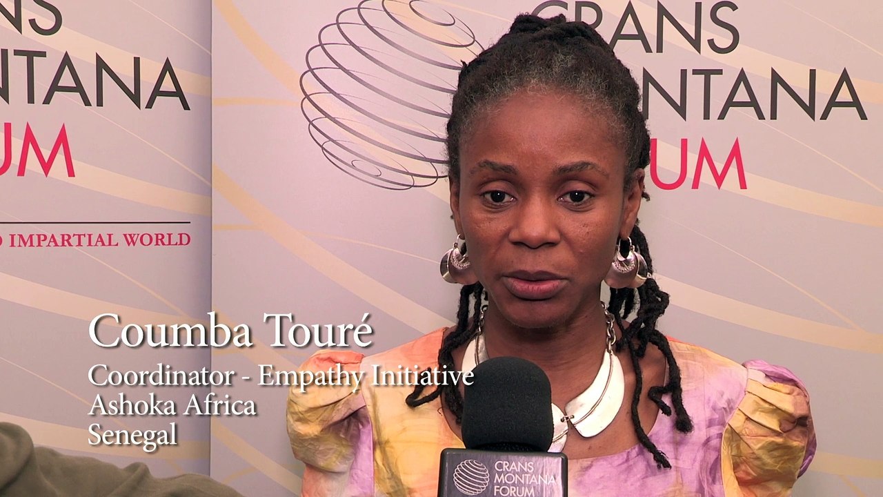 COUMBA TOURÉ - Crans Montana Forum (Jean-Paul Carteron) - Nouveaux Leaders