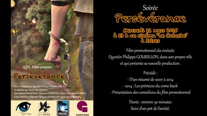 Persévérance - Bande Annonce (2015)