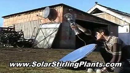 Solar Stirling Plant, AMAZING free energy discovered - Robert Stirling Invention