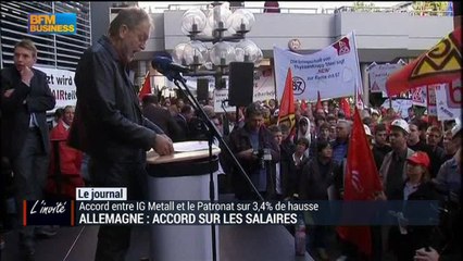 Les salariés allemands récoltent les fruits de la croissance