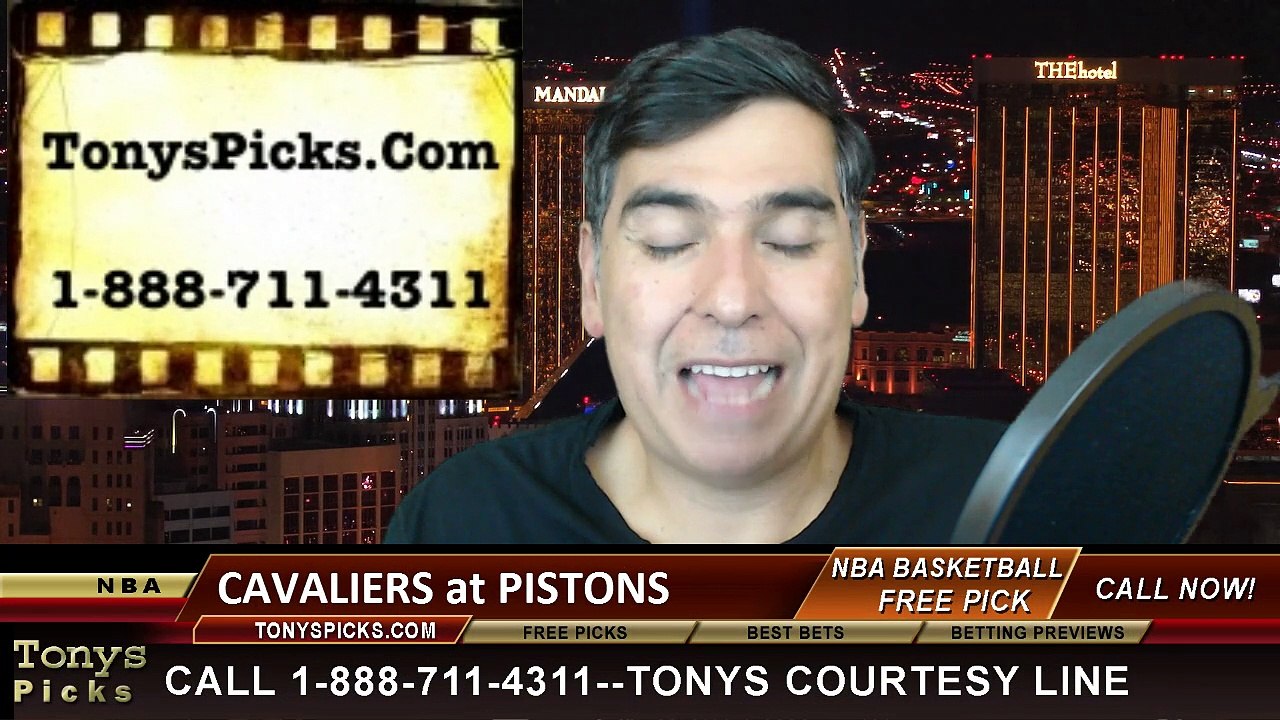 Detroit Pistons vs. Cleveland Cavaliers Free Pi...