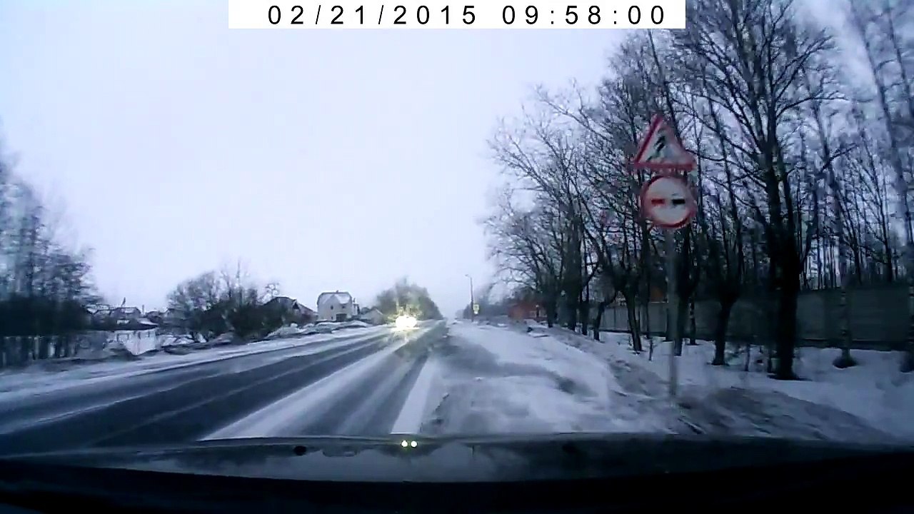 Лобовое столкновение -ДТП в Красносельском р-не 21.02.2015