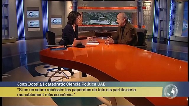 TV3 - Els Matins - Joan Botella: És un fracàs que en 30 anys no s'hagi pactat una llei electoral