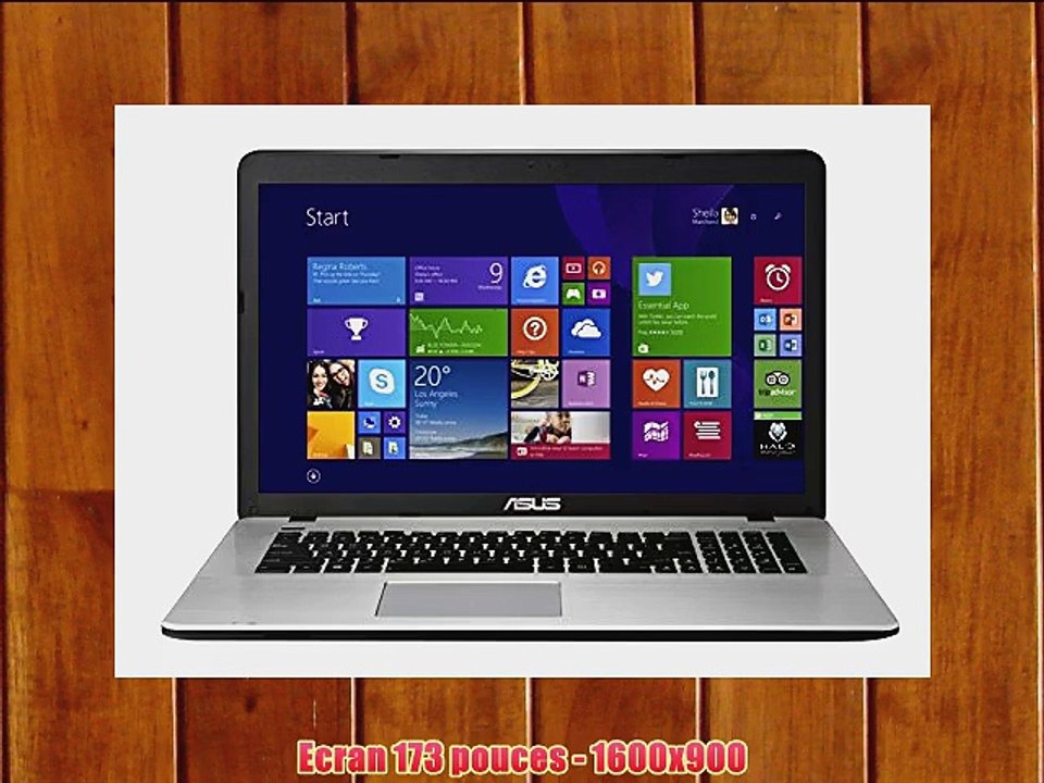 Asus Premium X751LN-TY045H PC portable 173 M?tal (Intel Core i5 6 Go de RAM Disque dur 1 To