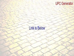 UPC Generator Free Download [Legit Download]