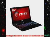 MSI GS60 2PL-005XFR Ghost Ordinateur portable 15 (3810 cm) Intel Core i5 4200H 28 GHz 1128