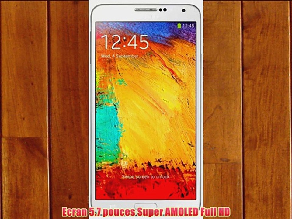 Samsung Galaxy Note 3 Smartphone d?bloqu? Ecran 57 pouces 32 Go m?moire 13 M?gapixels Android