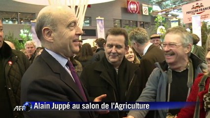Le maire UPM de Bordeaux Alain Juppé au salon de l'Agriculture