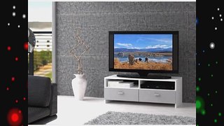 BINGO Meuble TV blanc et gris 95cm