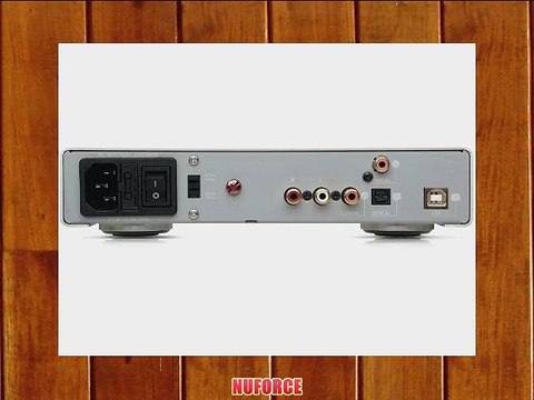 Nuforce DAC-80 Convertisseur DAC/Pr?ampli USB RCA 24B/192 KHz Argent