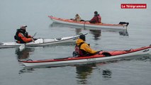Île de Bréhat (22). Kayak dans le Grand Nord : Antoine s'entraîne dans l'archipel