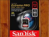 Sandisk Extreme Pro Carte m?moire SDXC 512 Go Classe 10 U3 SDSDXPA-512G-G46