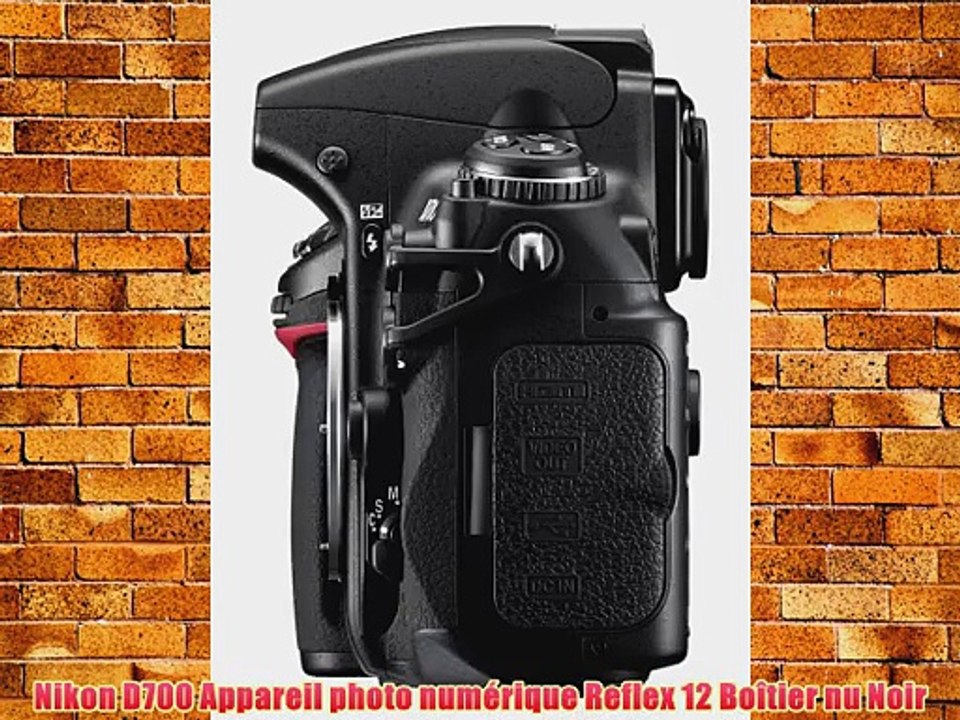 Nikon D700 Appareil photo num?rique Reflex 12 Bo?tier nu Noir