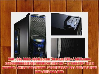 Sedatech - PC Gamer Casual Unit? Centrale (AMD Athlon II 750K 4x3.4Ghz Geforce GT630 1024Mo