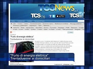 ▶ Furto di energia elettrica. Trentaduenne ai domiciliari