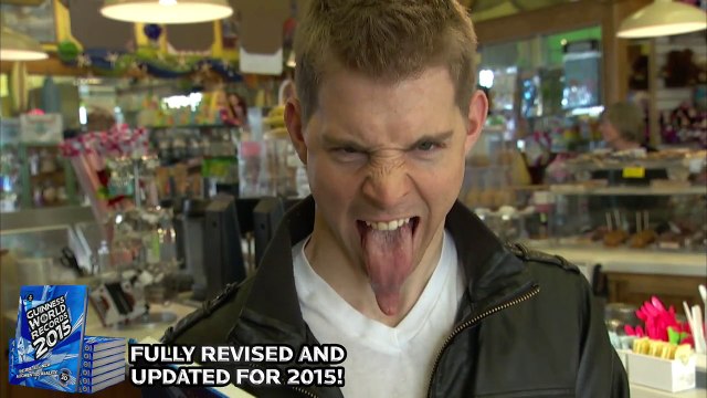The world’s longest tongue - Guinness World Records 2015
